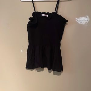 Black Spaghetti Strap Tank Top